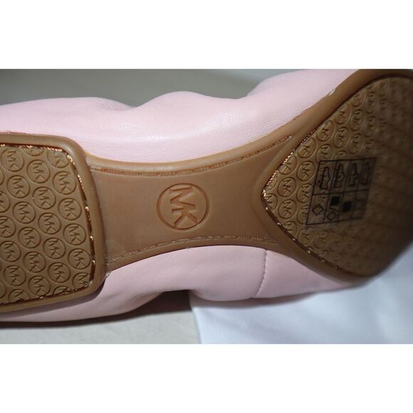 Michael Kors ME22A Women's Sz 7.5M Rose Pink Juliette Slip-On Flats Shoes - Picture 7 of 10